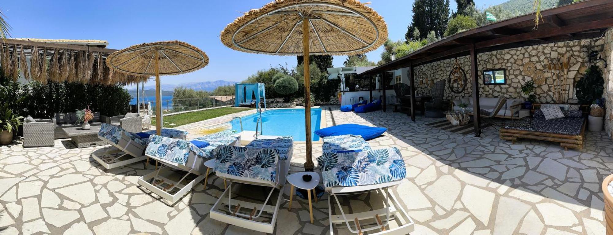 Luxury Villa Athina Nikiana Exterior foto
